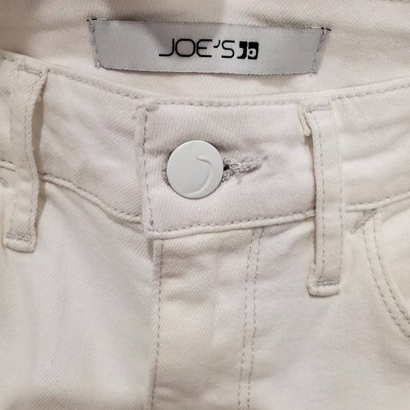 NWT Joe's Off White Skinny Jeans Raw Hem Split Ankle - Picture 5 of 6